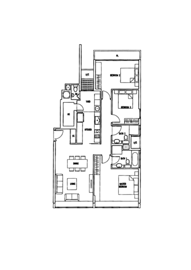 The Wharf Residence - Floor Plan