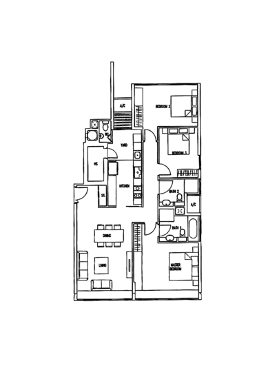 The Wharf Residence - Floor Plan