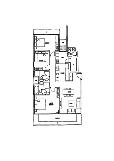 The Wharf Residence - Floor Plan