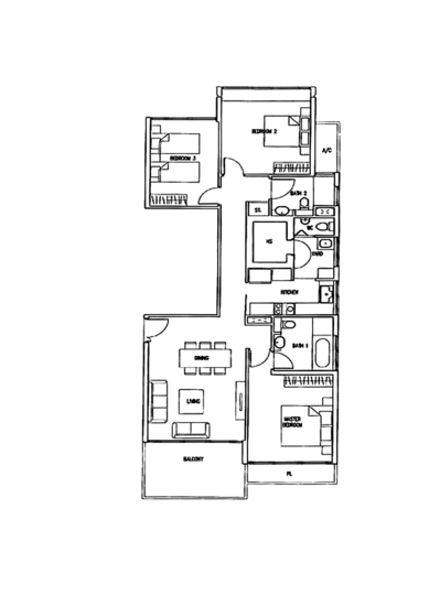 The Wharf Residence - Floor Plan