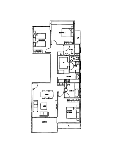 The Wharf Residence - Floor Plan