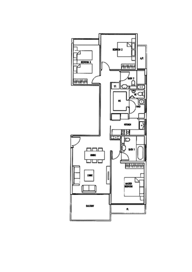 The Wharf Residence - Floor Plan