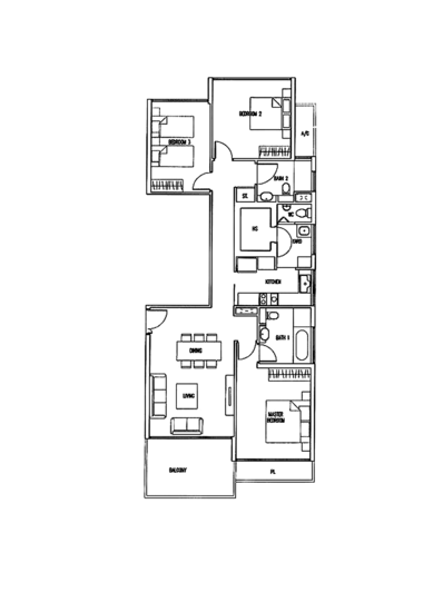 The Wharf Residence - Floor Plan