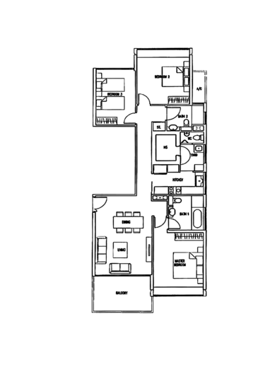 The Wharf Residence - Floor Plan