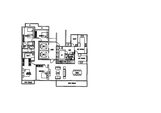 The Wharf Residence - Floor Plan