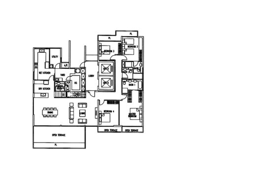 The Wharf Residence - Floor Plan