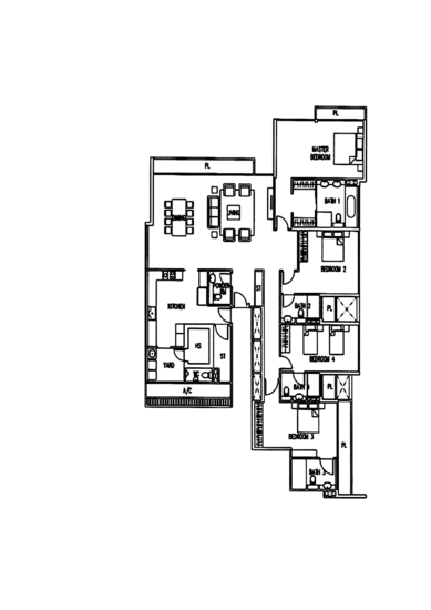 The Wharf Residence - Floor Plan