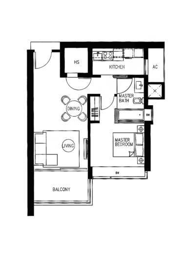 Concourse Skyline - Floor Plan