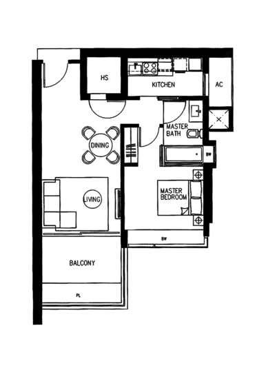 Concourse Skyline - Floor Plan