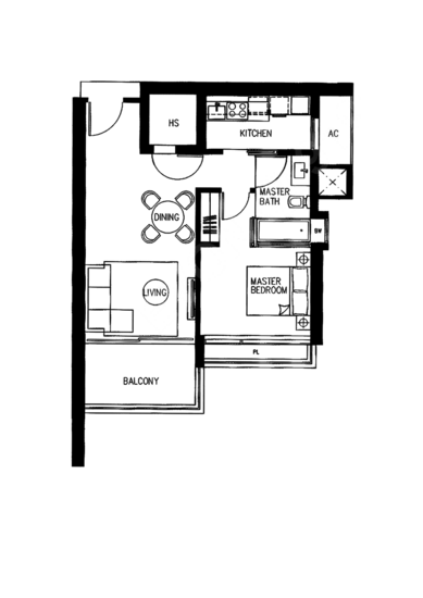 Concourse Skyline - Floor Plan