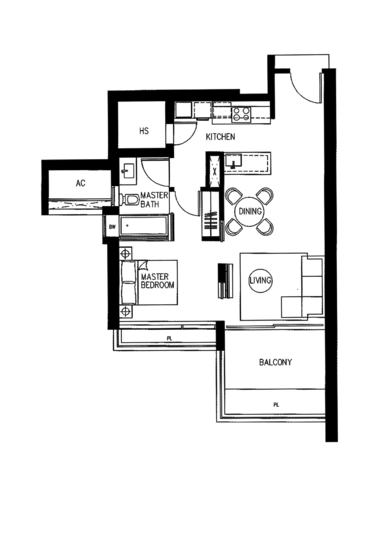 Concourse Skyline - Floor Plan