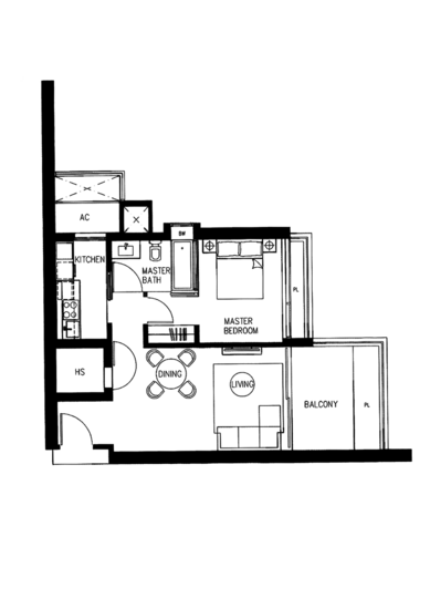 Concourse Skyline - Floor Plan