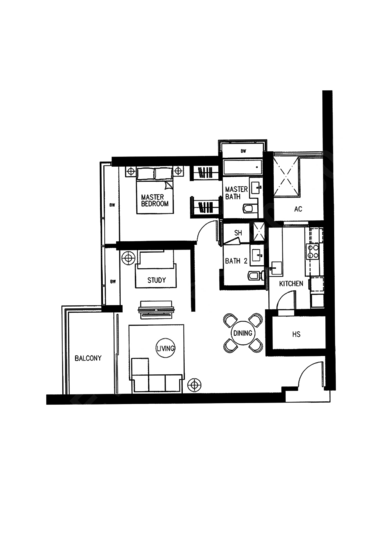 Concourse Skyline - Floor Plan