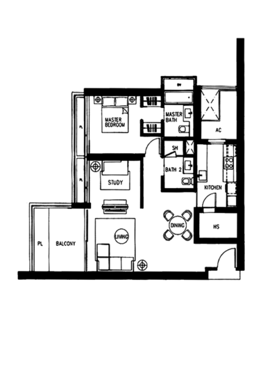 Concourse Skyline - Floor Plan