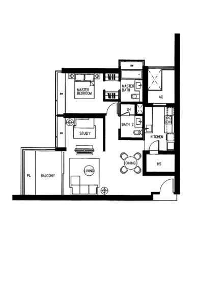 Concourse Skyline - Floor Plan