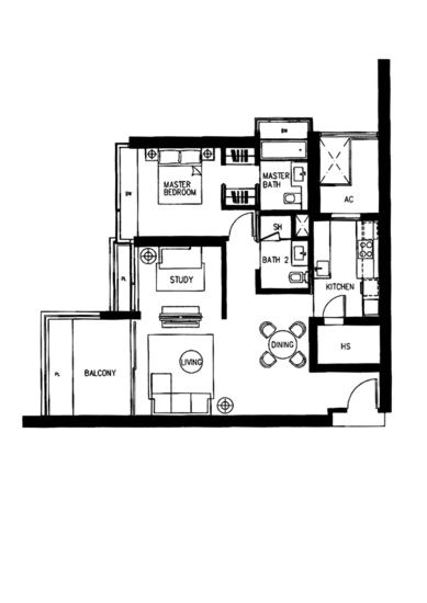Concourse Skyline - Floor Plan