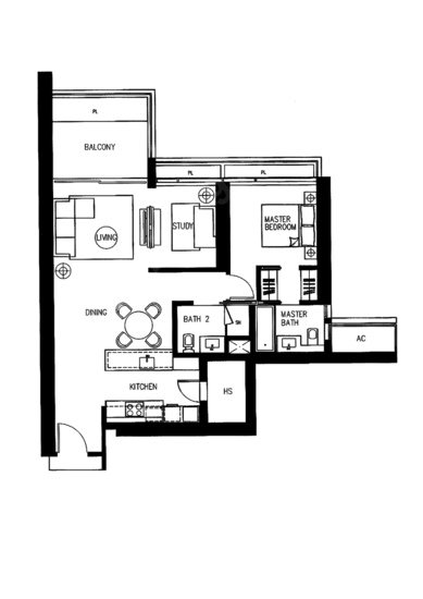 Concourse Skyline - Floor Plan