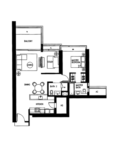 Concourse Skyline - Floor Plan