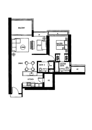 Concourse Skyline - Floor Plan