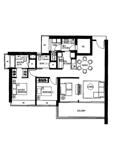 Concourse Skyline - Floor Plan
