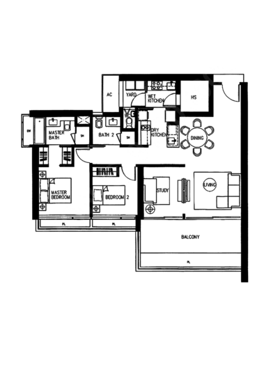 Concourse Skyline - Floor Plan