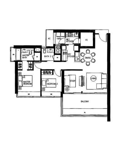 Concourse Skyline - Floor Plan