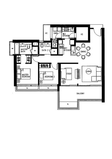 Concourse Skyline - Floor Plan