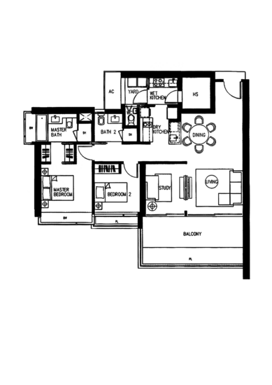 Concourse Skyline - Floor Plan