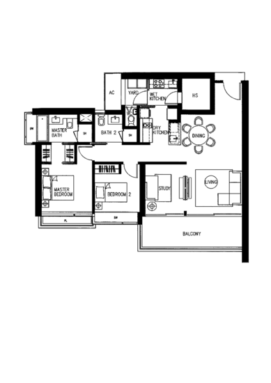 Concourse Skyline - Floor Plan