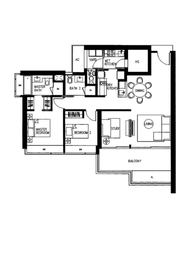 Concourse Skyline - Floor Plan