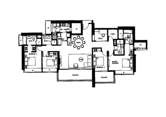 Concourse Skyline - Floor Plan