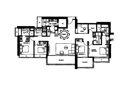 Concourse Skyline - Floor Plan