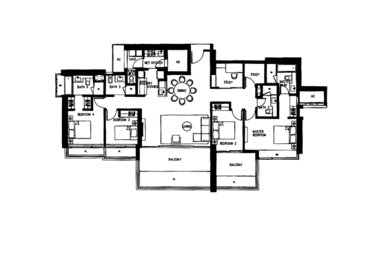 Concourse Skyline - Floor Plan