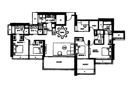 Concourse Skyline - Floor Plan