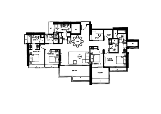 Concourse Skyline - Floor Plan