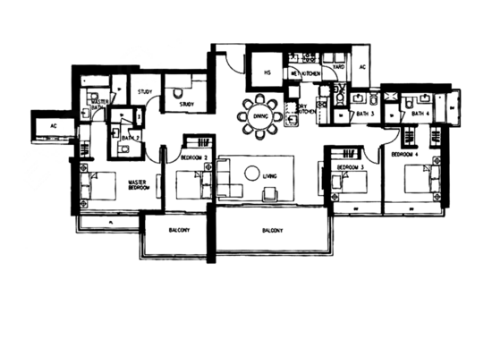 Concourse Skyline - Floor Plan
