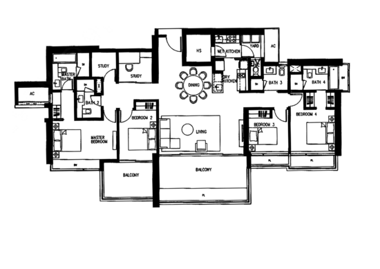 Concourse Skyline - Floor Plan