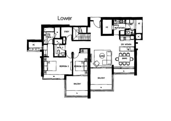 Concourse Skyline - Floor Plan