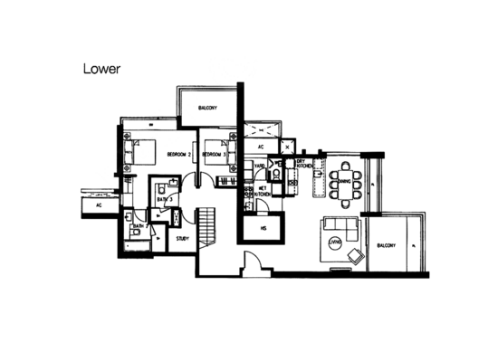 Concourse Skyline - Floor Plan