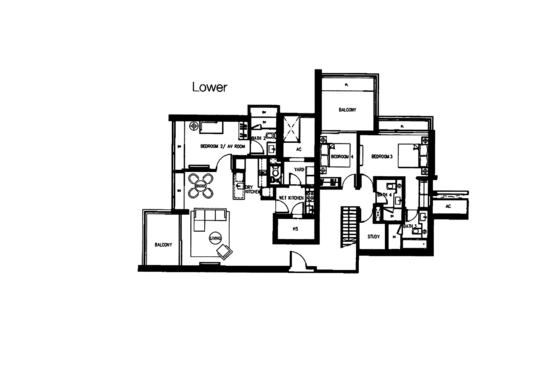 Concourse Skyline - Floor Plan