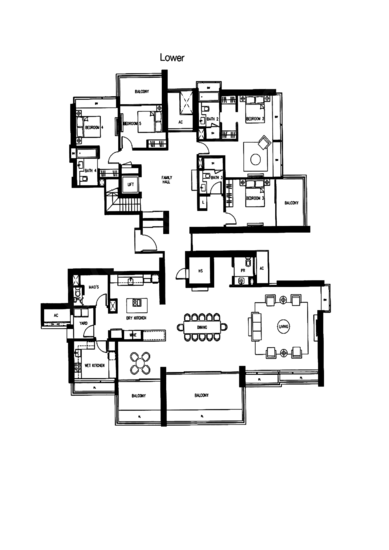 Concourse Skyline - Floor Plan