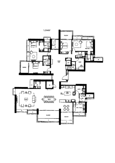 Concourse Skyline - Floor Plan