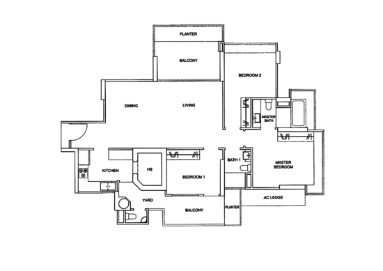 Rochelle At Newton - Floor Plan