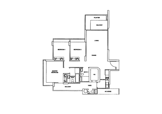 Rochelle At Newton - Floor Plan