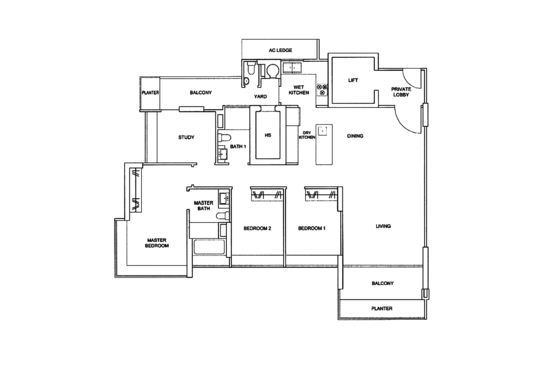 Rochelle At Newton - Floor Plan