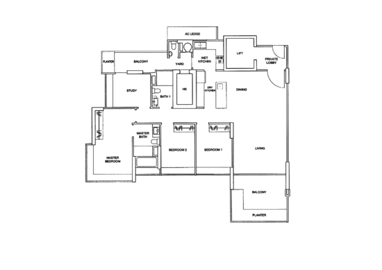 Rochelle At Newton - Floor Plan