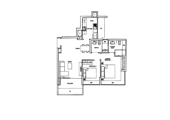 Caspian - Floor Plan