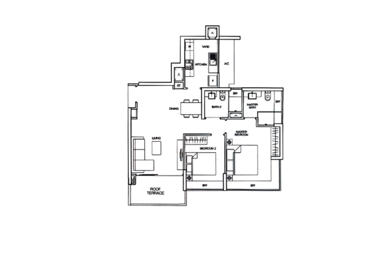Caspian - Floor Plan