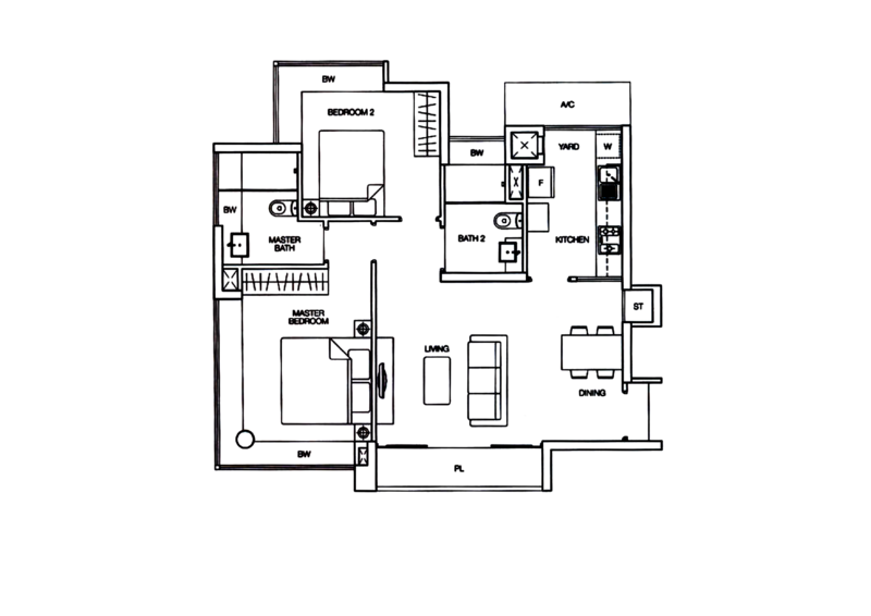 Caspian, 50 Lakeside Drive, 2 Bedrooms, 894 sqft, Condominium For Sale, by Sherine Chua 蔡雪玲, 500229953 - PropertyGuru.com.sg