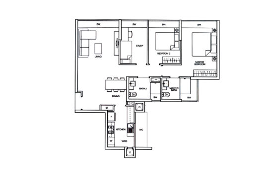 Caspian - Floor Plan